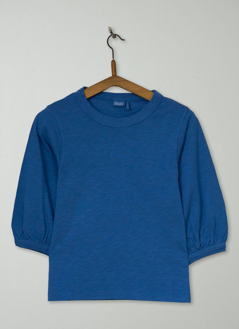 Reworn Half Sleeve Tee Size XXS (189) | Soft Indigo