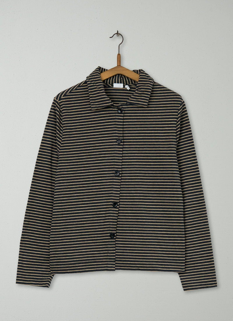 Reworn Stripe Cotton Jersey Shirt Size L (209) | Multi