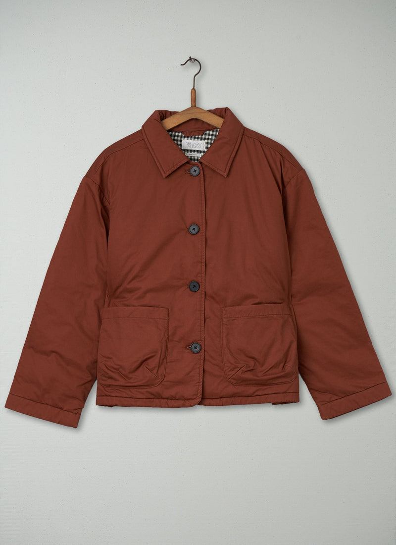 Reworn Quilted Jacket Size S (048) | Firewood