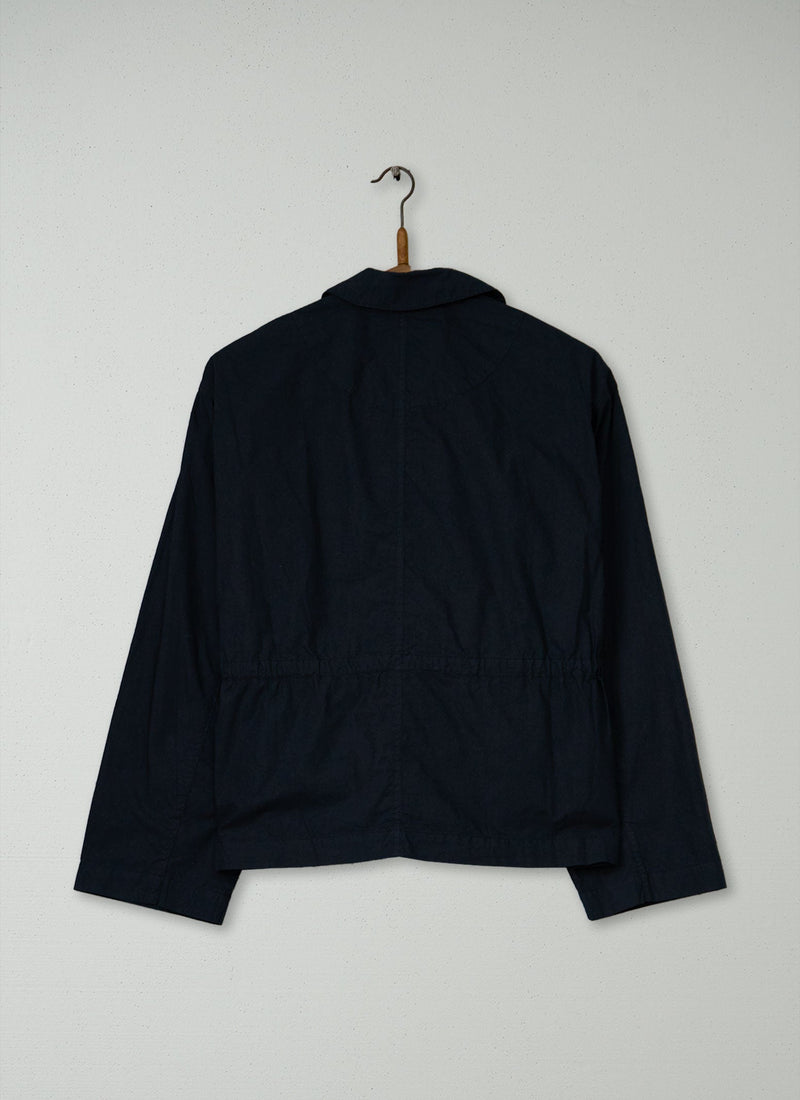 Reworn Poplin Lightweight Jacket Size 6 (196) | Blue Grey
