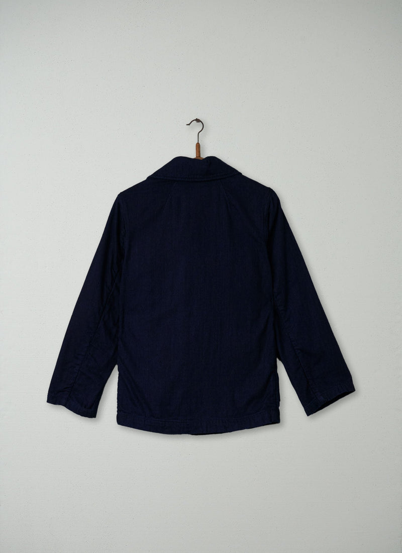Reworn Faced Duffle Jacket Size XS (027) | Indigo