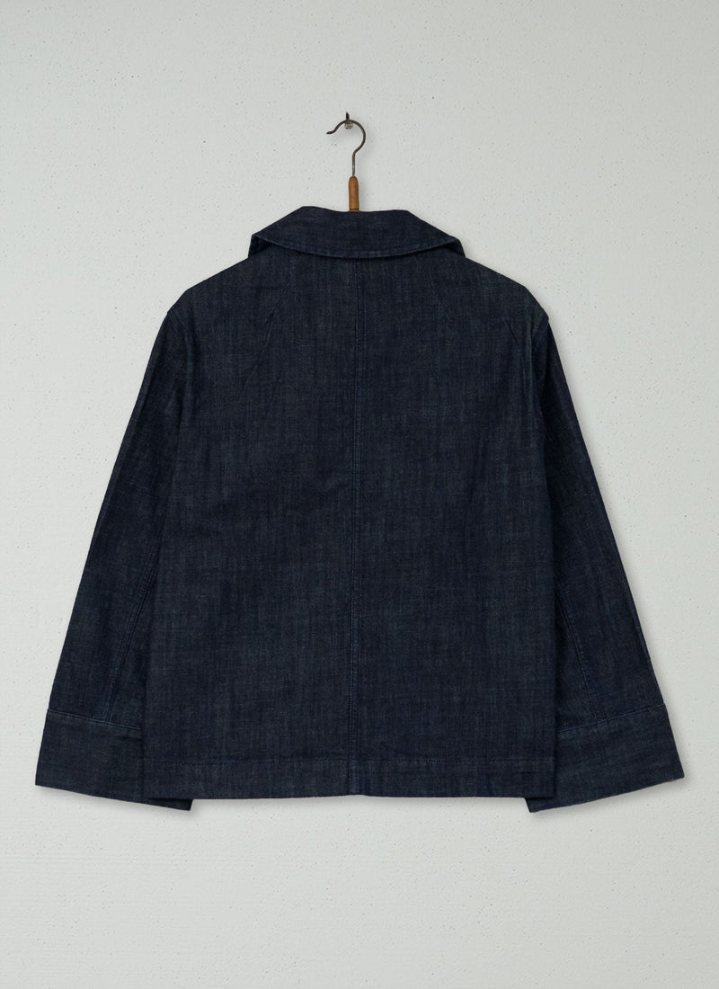 Reworn Wide Sleeve Denim Jacket Size M (145) | Indigo