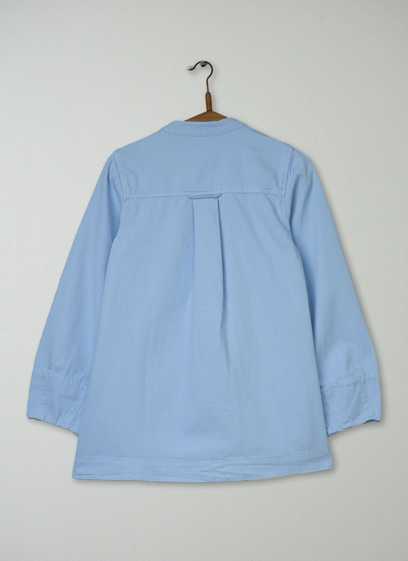 Reworn Lightweight Organic Jacket Size 4 (255) | Pale Blue