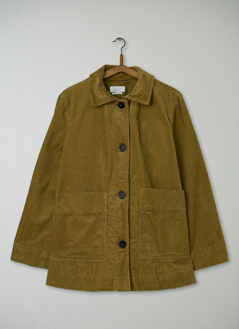 Reworn Cord Jacket Size 12 (203) | Golden Sand