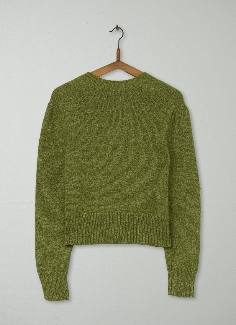 Reworn V Neck Wool Cardigan Size S (502) | Apple