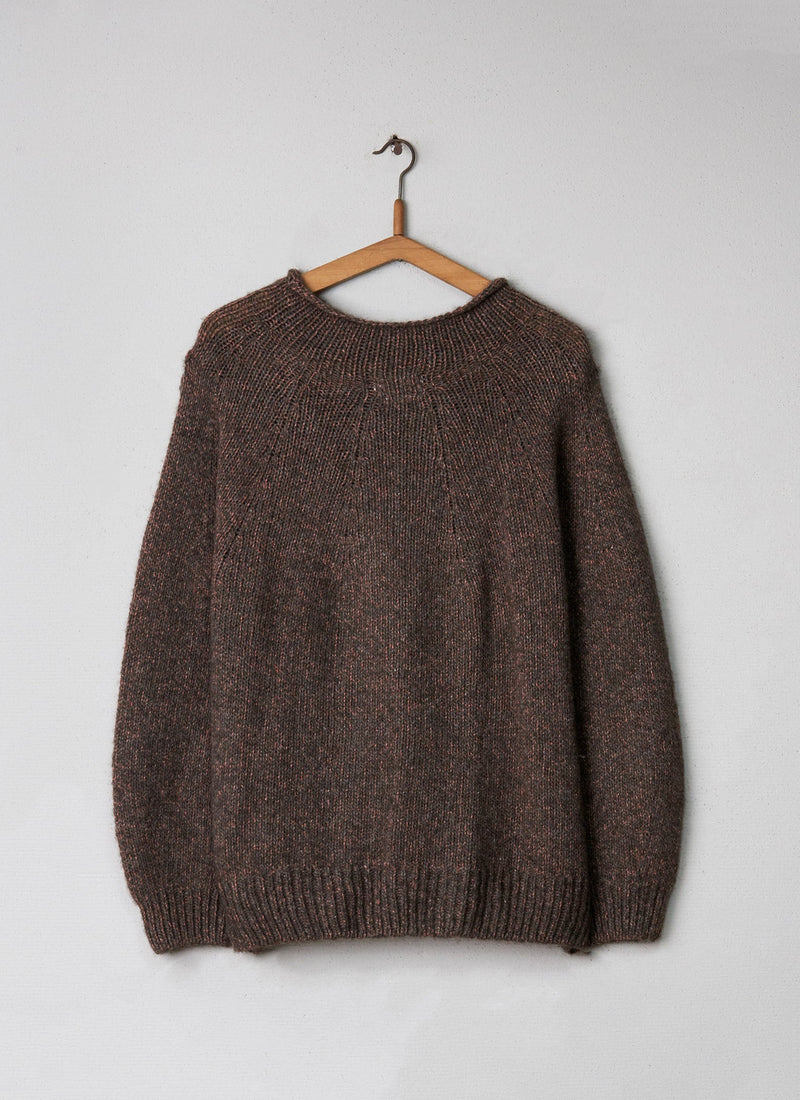 Reworn Yak Wool Sweater Size M (022) | Amber Marl