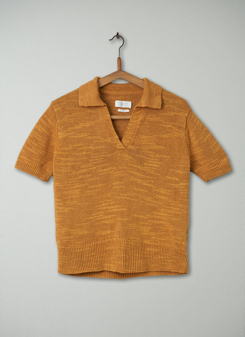 Reworn Cotton Linen Knitted Top Size S (124) | Dhal