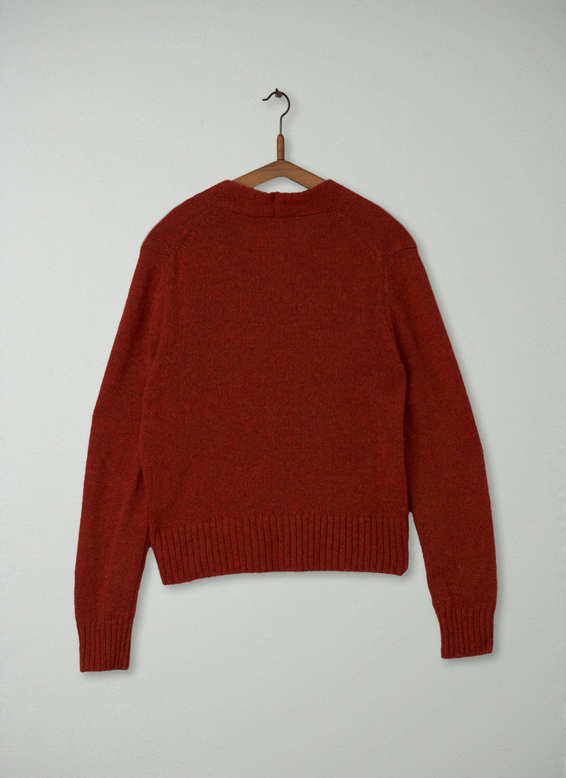 Reworn V-Neck Cardigan Size M (098) | Harissa