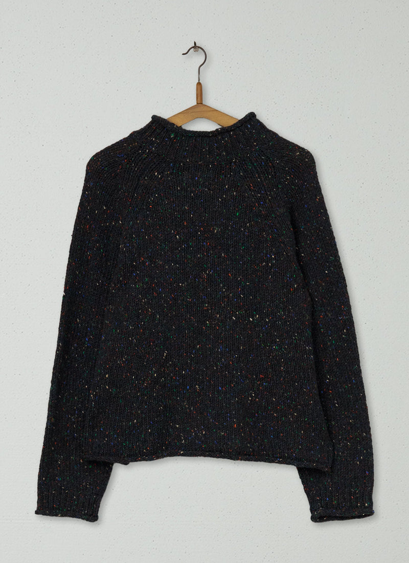 Reworn Donegal Wool Sweater Size M (495) | Galaxy