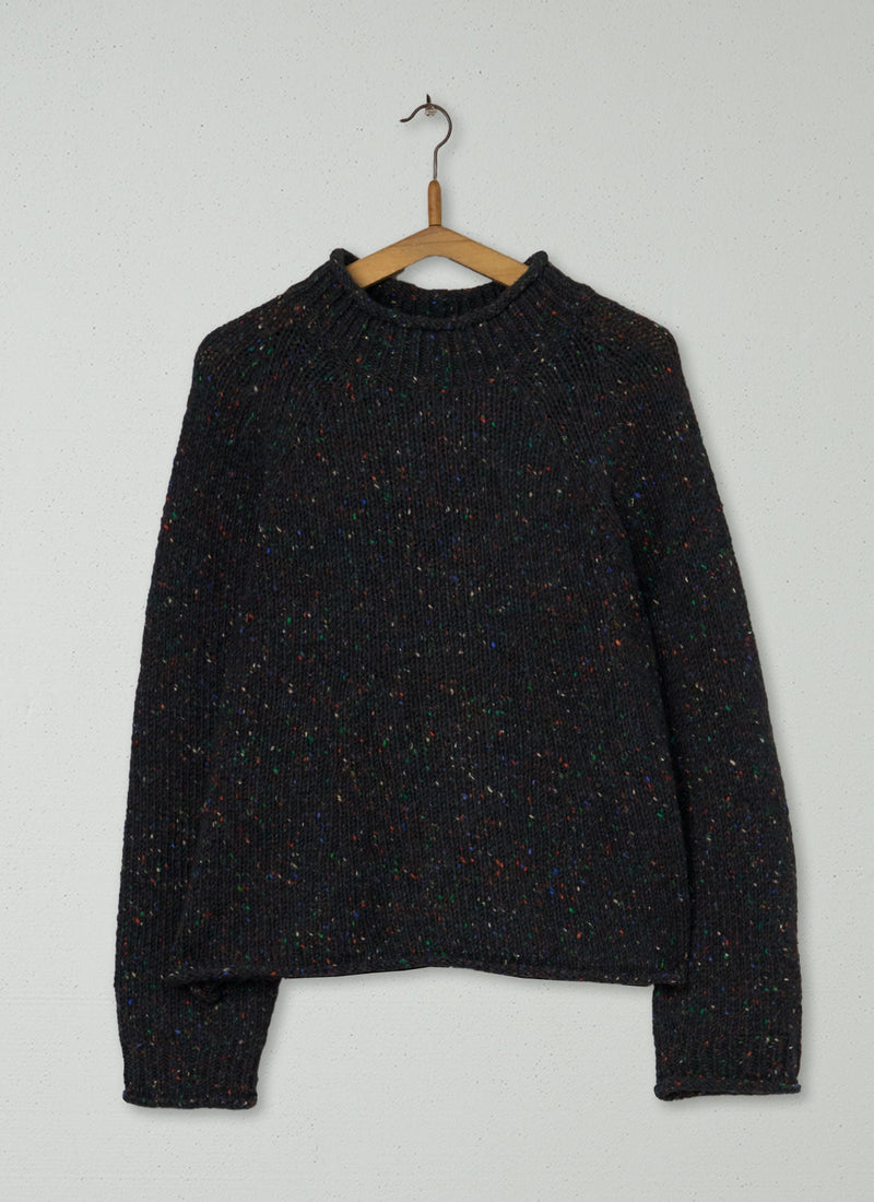 Reworn Donegal Wool Sweater Size M (495) | Galaxy