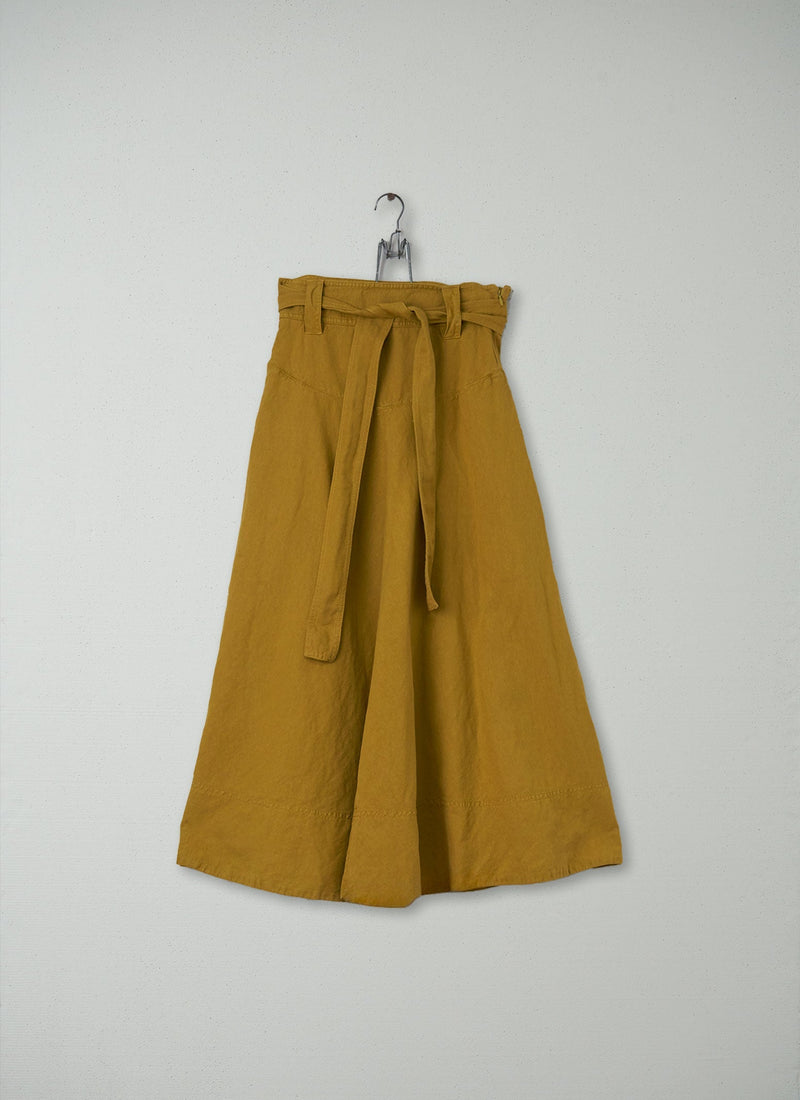 Reworn Circle Skirt Size 6 (052) | Brass