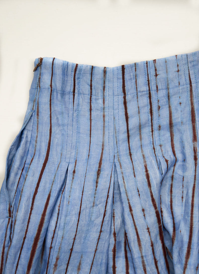 Reworn Tie Dye Cotton Skirt Size 6 (346) | Multi