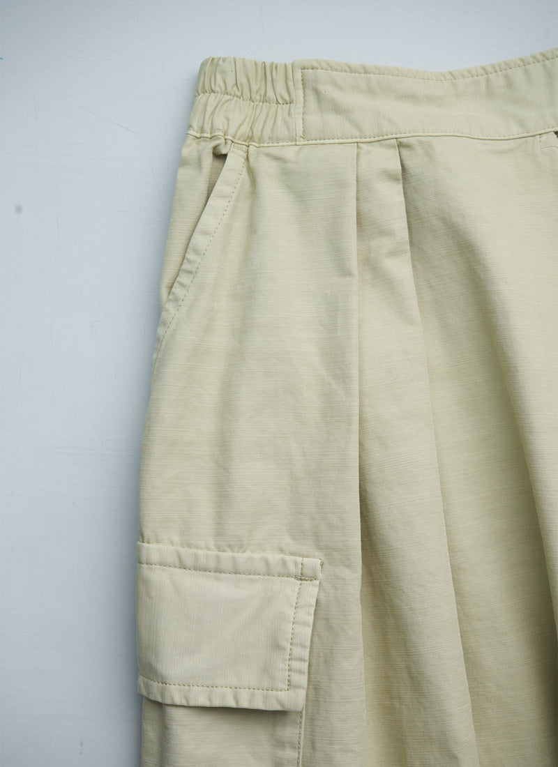 Reworn Patch Pocket Cotton Skirt Size L (088) | Rye