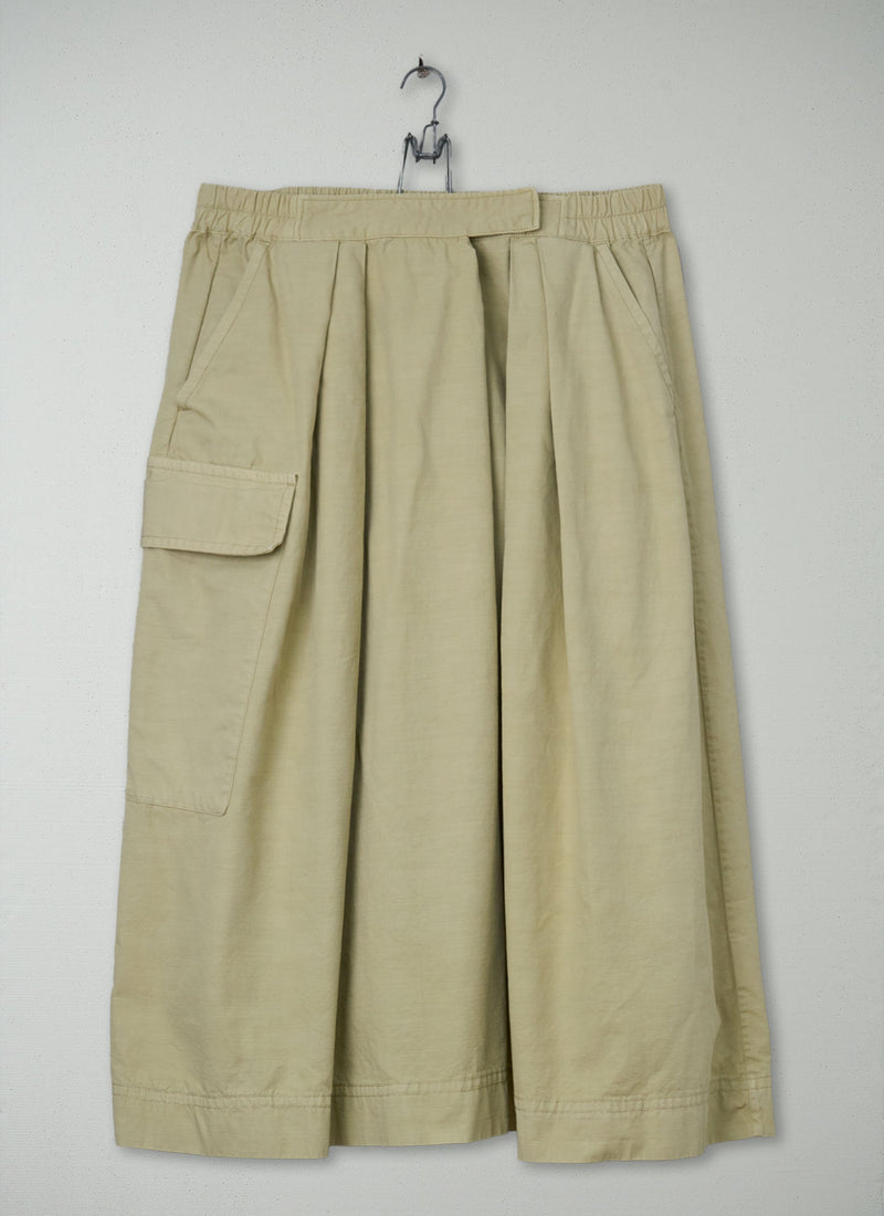 Reworn Pleated Patch Pocket Skirt Size XXS (365) | Rye