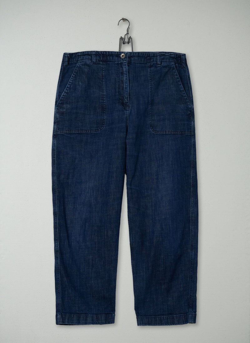 Reworn Ashley Organic Cotton Jeans Size 10 (783) | Indigo