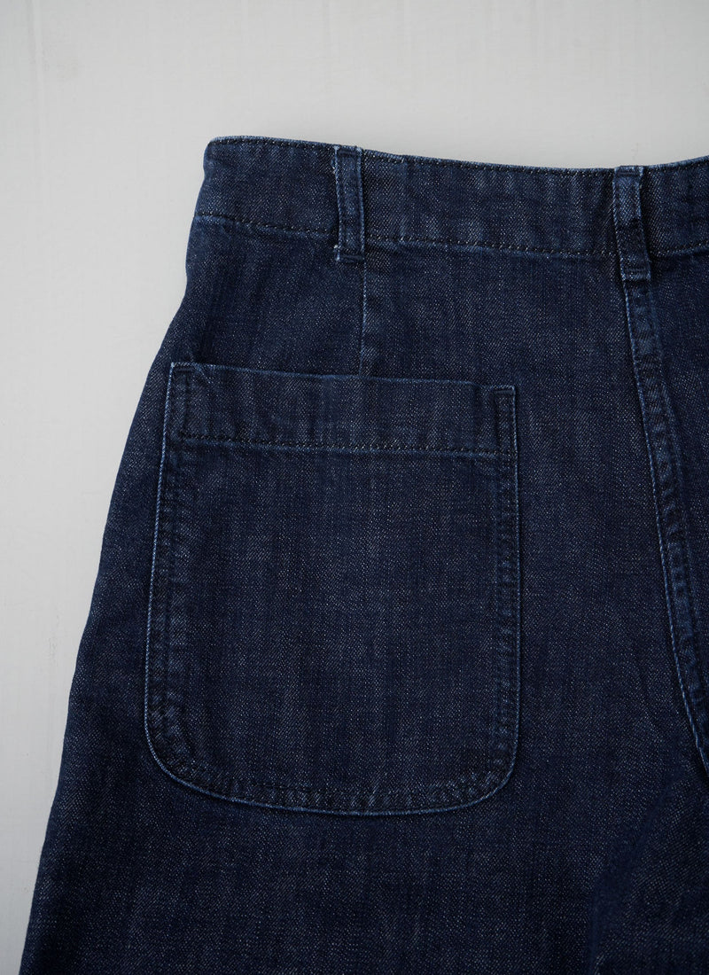 Reworn Organic Cotton Jeans Size 6 (113) | Indigo