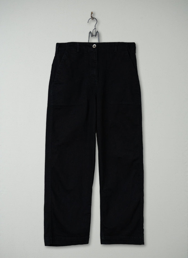 Reworn Ashley Cropped Jeans Size 12 (1598) | Black