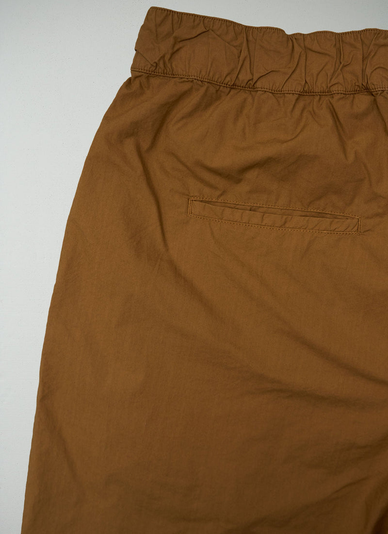 Reworn Pleated Poplin Trousers Size 12 (1190) | Copper