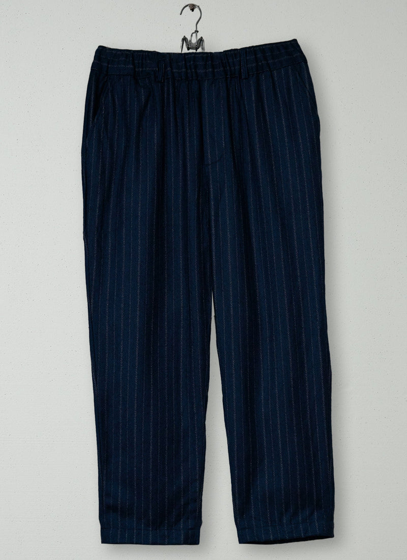 Reworn Gabi Pinstripe Wool Trousers Size 14 (1073) | Multi