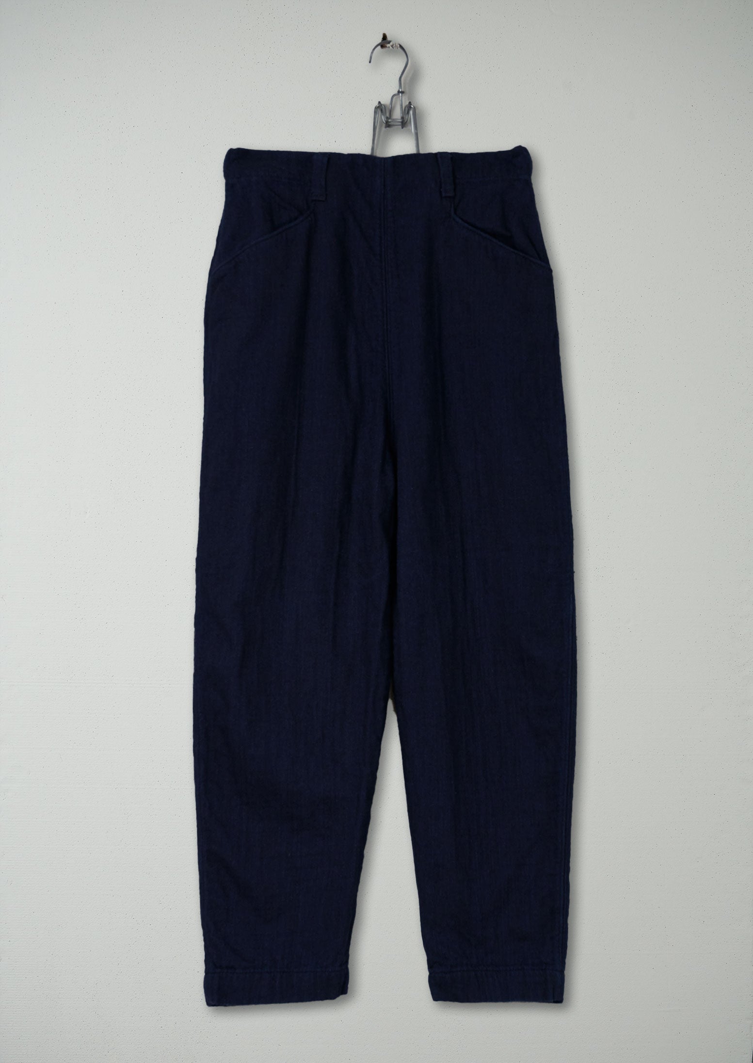 Reworn Alix Twill Trousers Size 6 (261) | Indigo