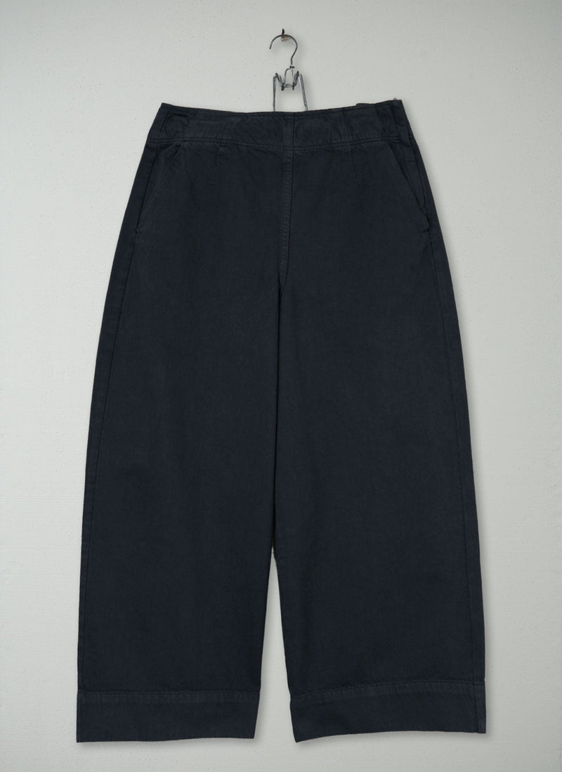 Reworn Flat Front Culottes Size 10 (738) | Slate
