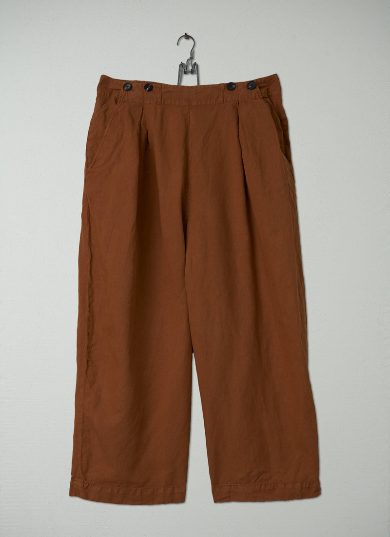 Reworn Pleat Front Trousers Size 14 (185) | Copper
