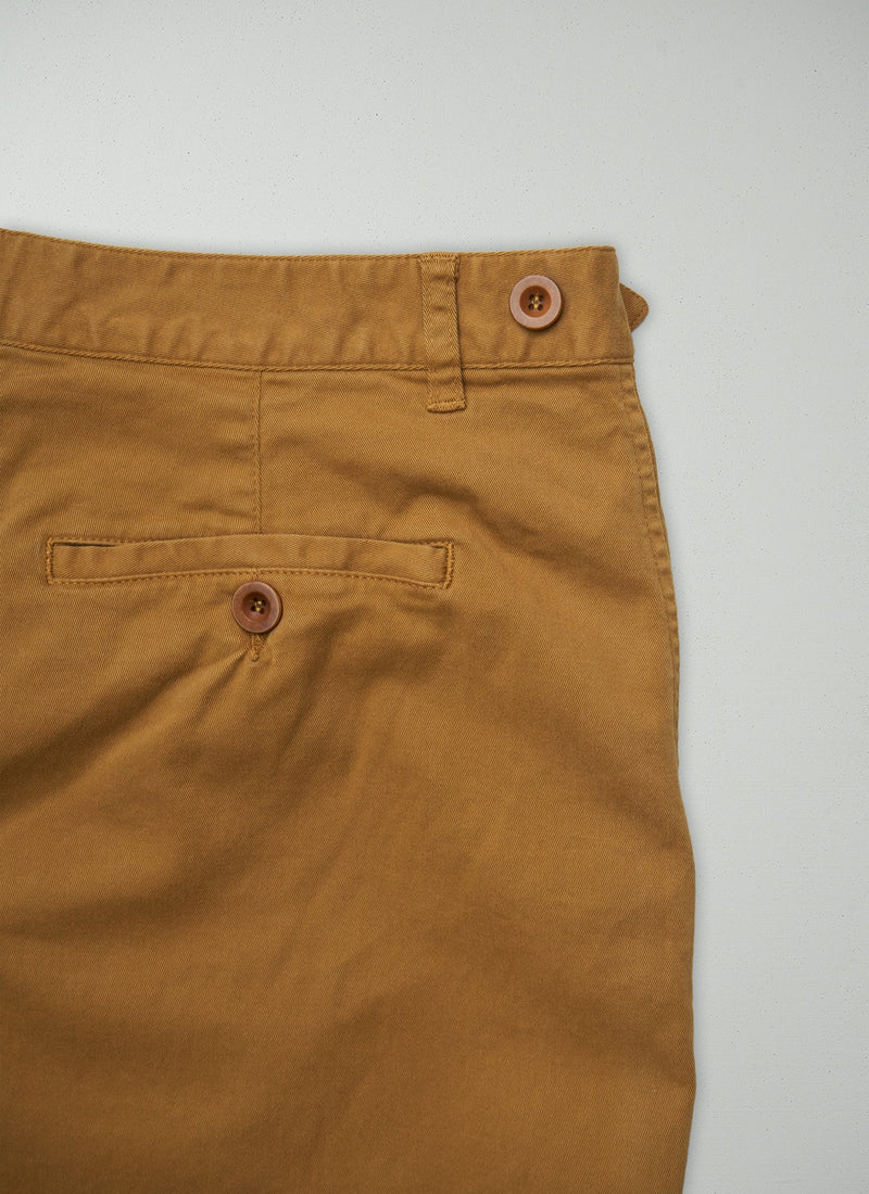 Reworn Flat Front Trousers Size 12 (246) | Pecan