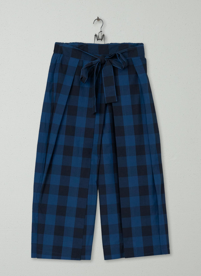 Reworn Tie Front Trousers Size 12 (727) | Multi