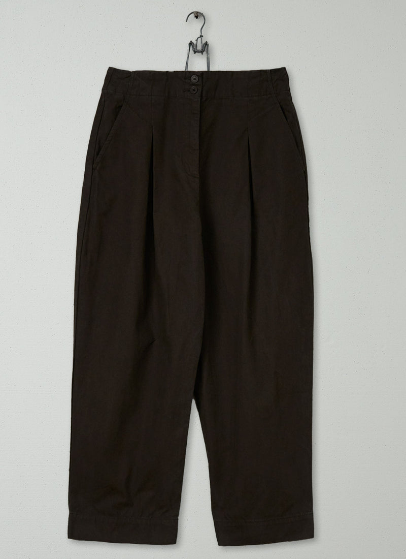 Reworn Canvas Utility Trousers Size 12 (1033) | Dark Olive