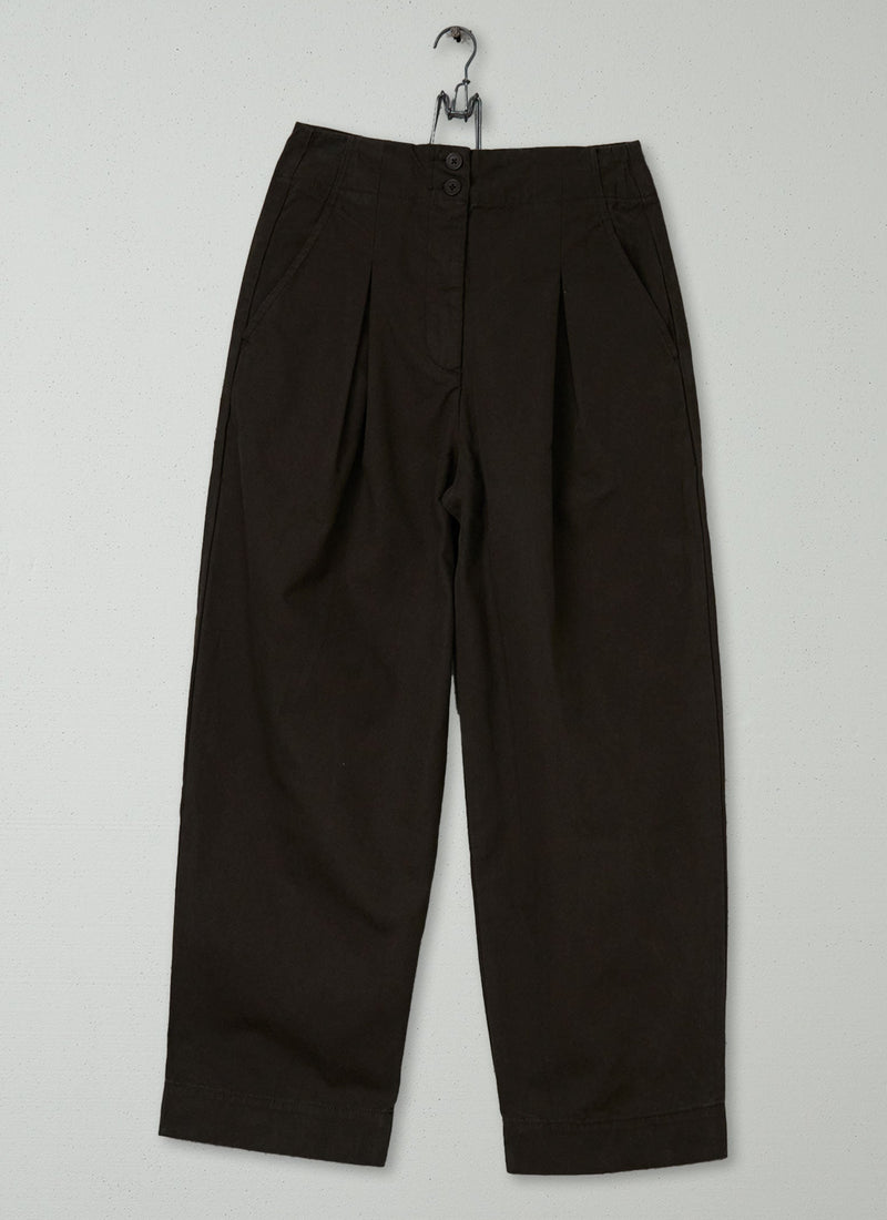 Reworn Canvas Utility Trousers Size 6 (1008) | Dark Olive
