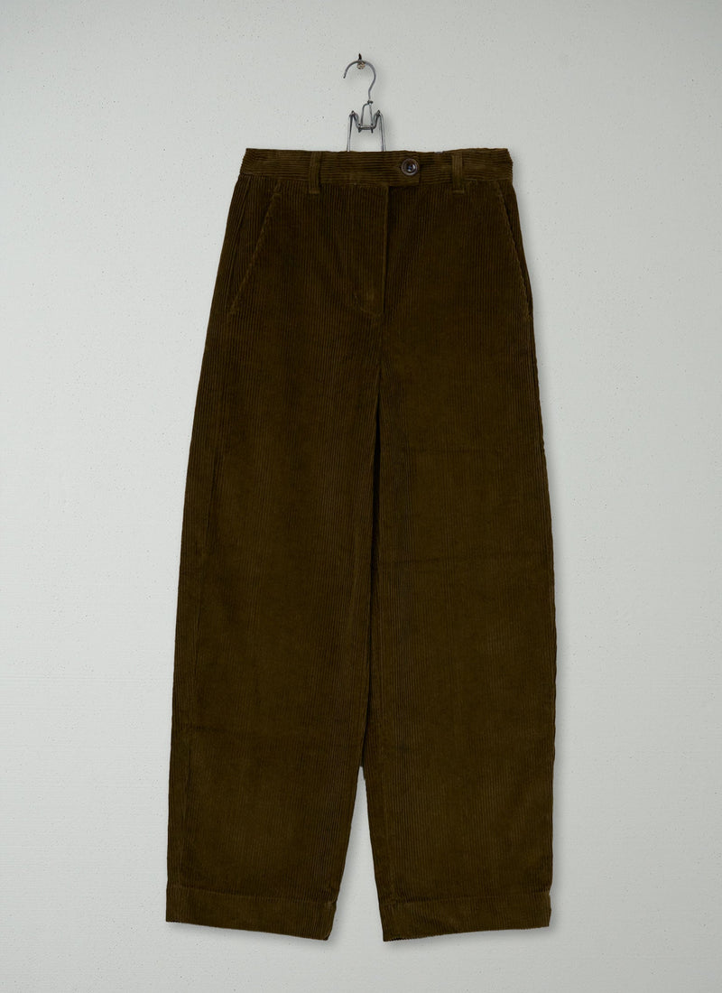 Reworn Organic Cord Trousers Size 16 (968) | Conker
