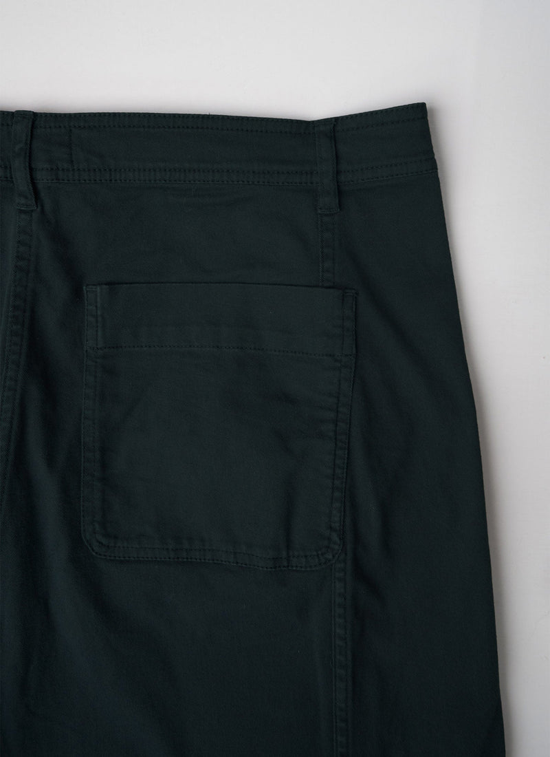 Reworn Cotton Twill Trousers Size 10 (006) | Slate