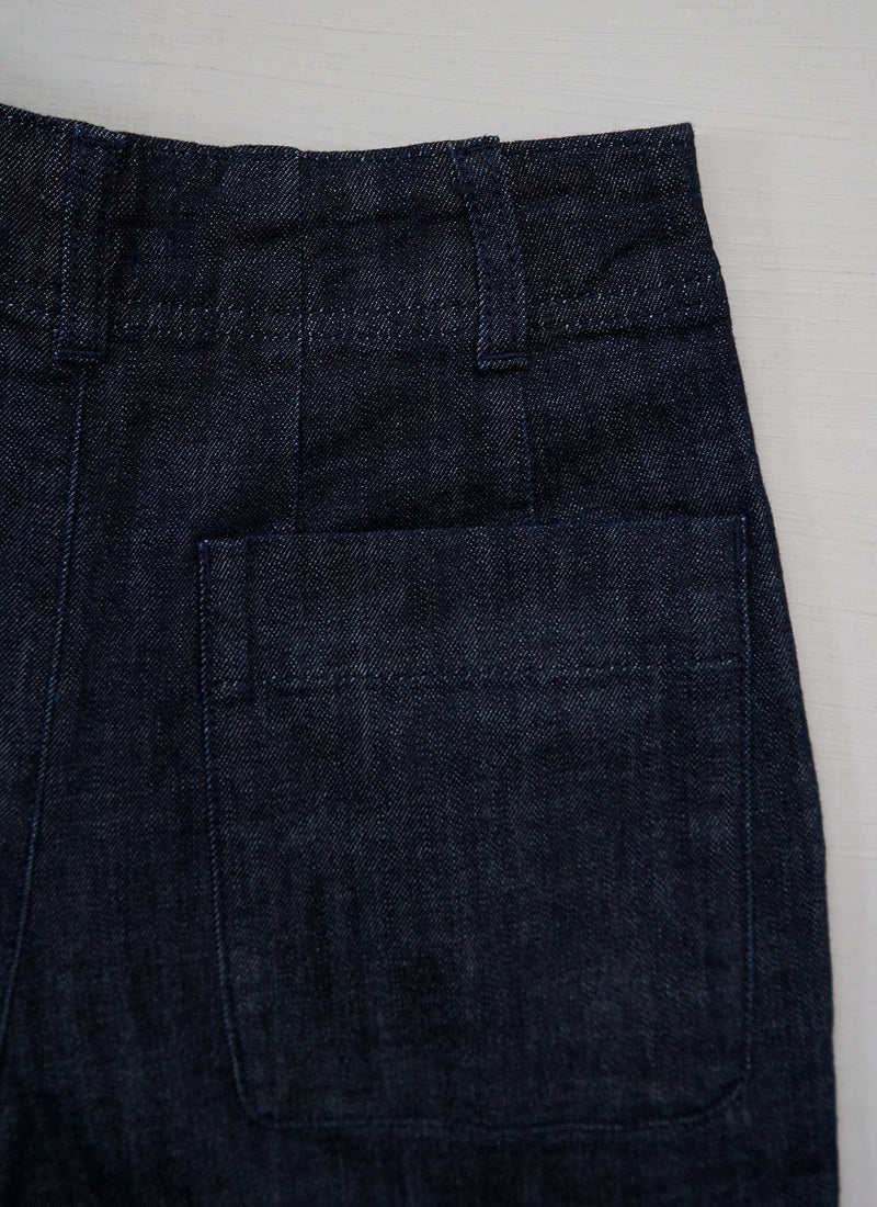 Reworn Indigo Denim Trousers Size 14 (1169) | Indigo