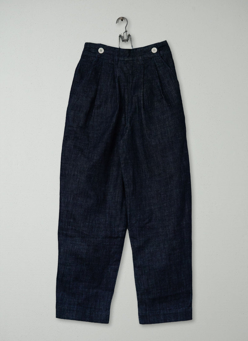 Reworn Indigo Denim Trousers Size 4 (1270) | Indigo