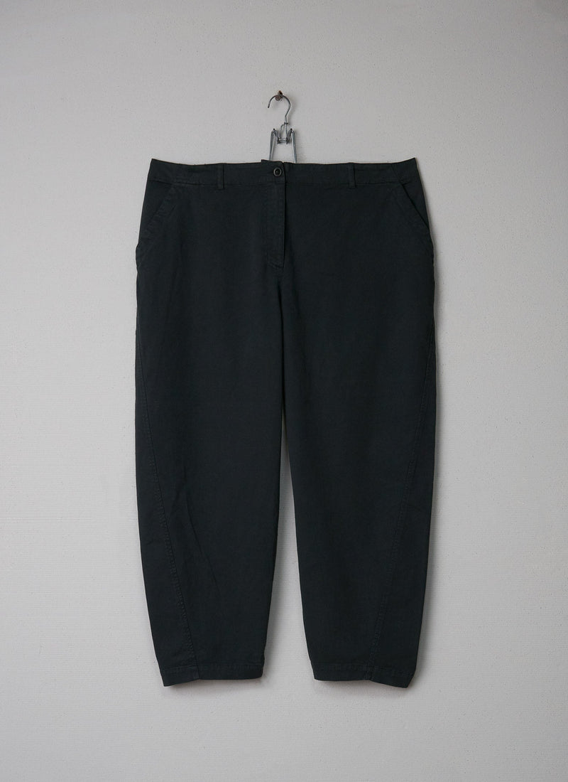 Reworn Cotton Twill Trousers Size 18 (004) | Slate