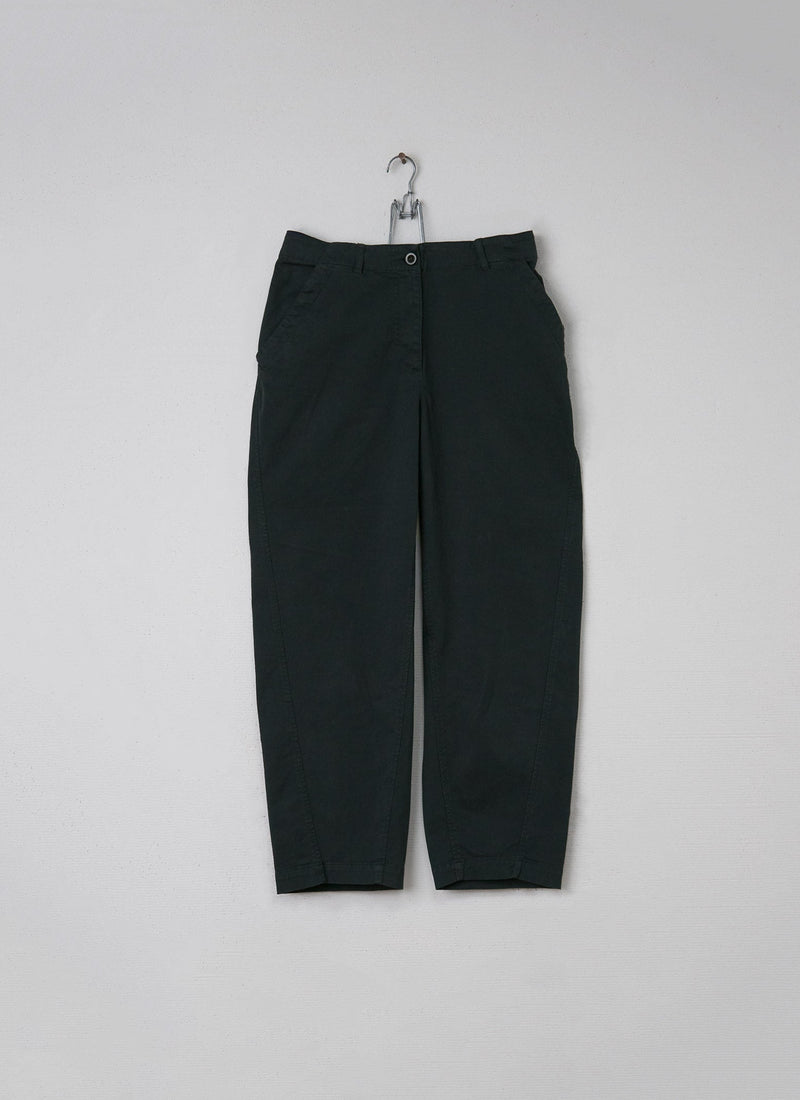 Reworn Front Seam Trousers Size 8 (041) | Slate