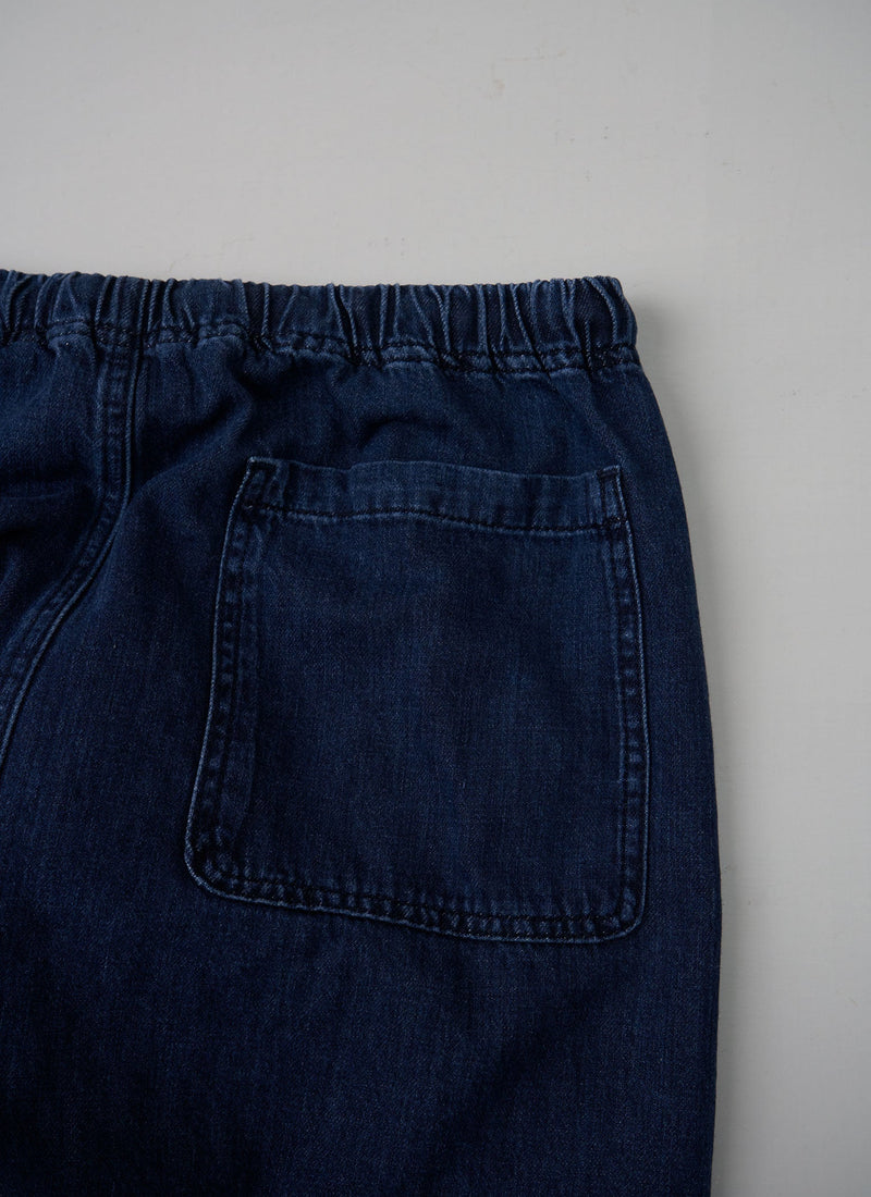 Reworn Panelled Denim Trousers Size M (120) | Indigo