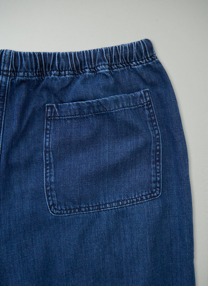 Reworn Suki Panelled Denim Trousers Size XS (1497) | Indigo