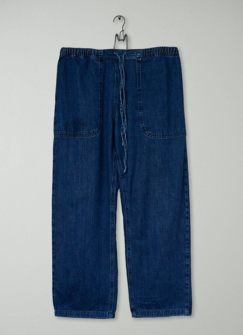 Reworn Suki Panelled Denim Trousers Size XS (1497) | Indigo
