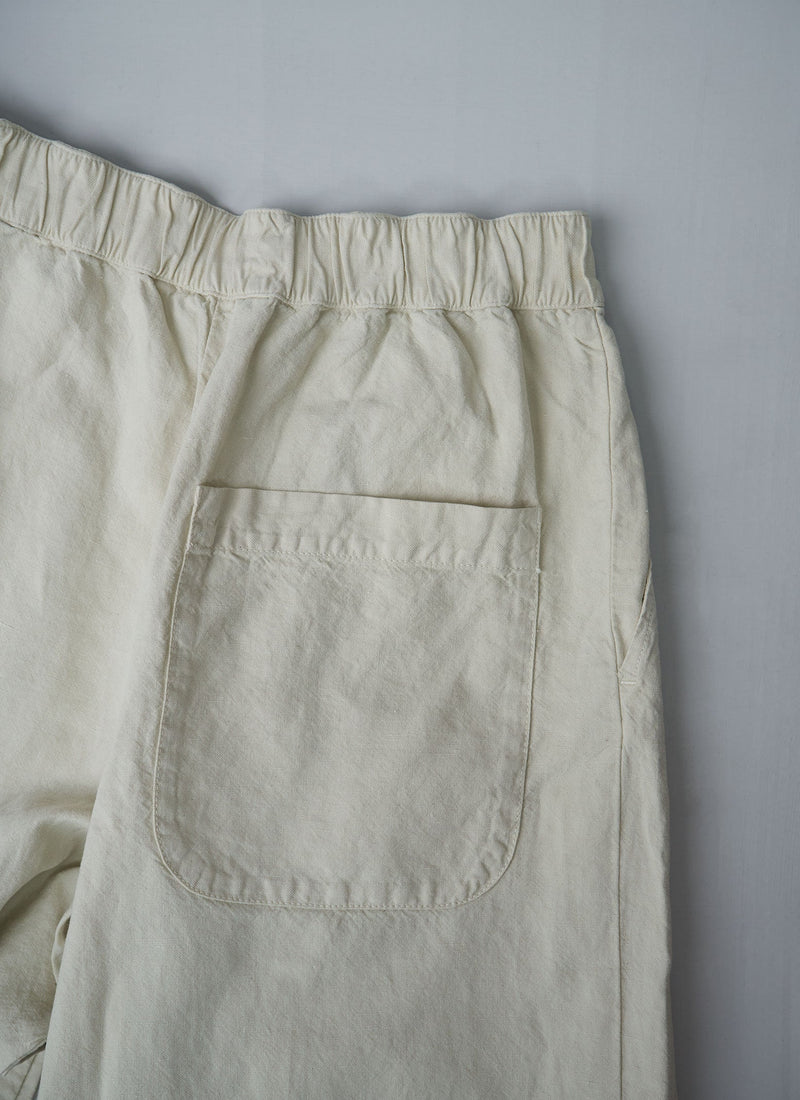 Reworn Wide Leg Trousers Size S (174) | Parchment