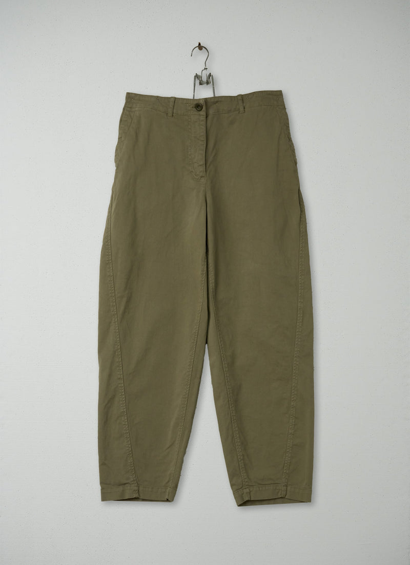 Reworn Forward Seam Trousers Size 8 (225) | Khaki