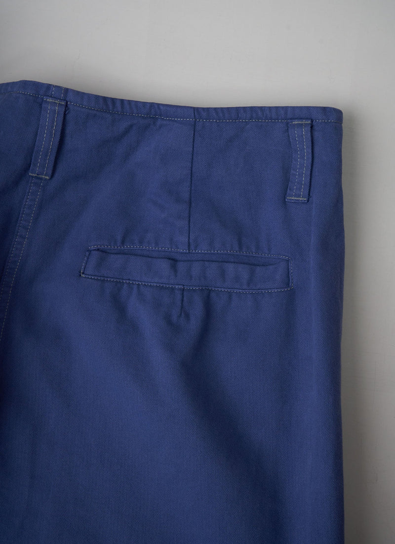 Reworn Workwear Trousers Size 16 (184) | Blue