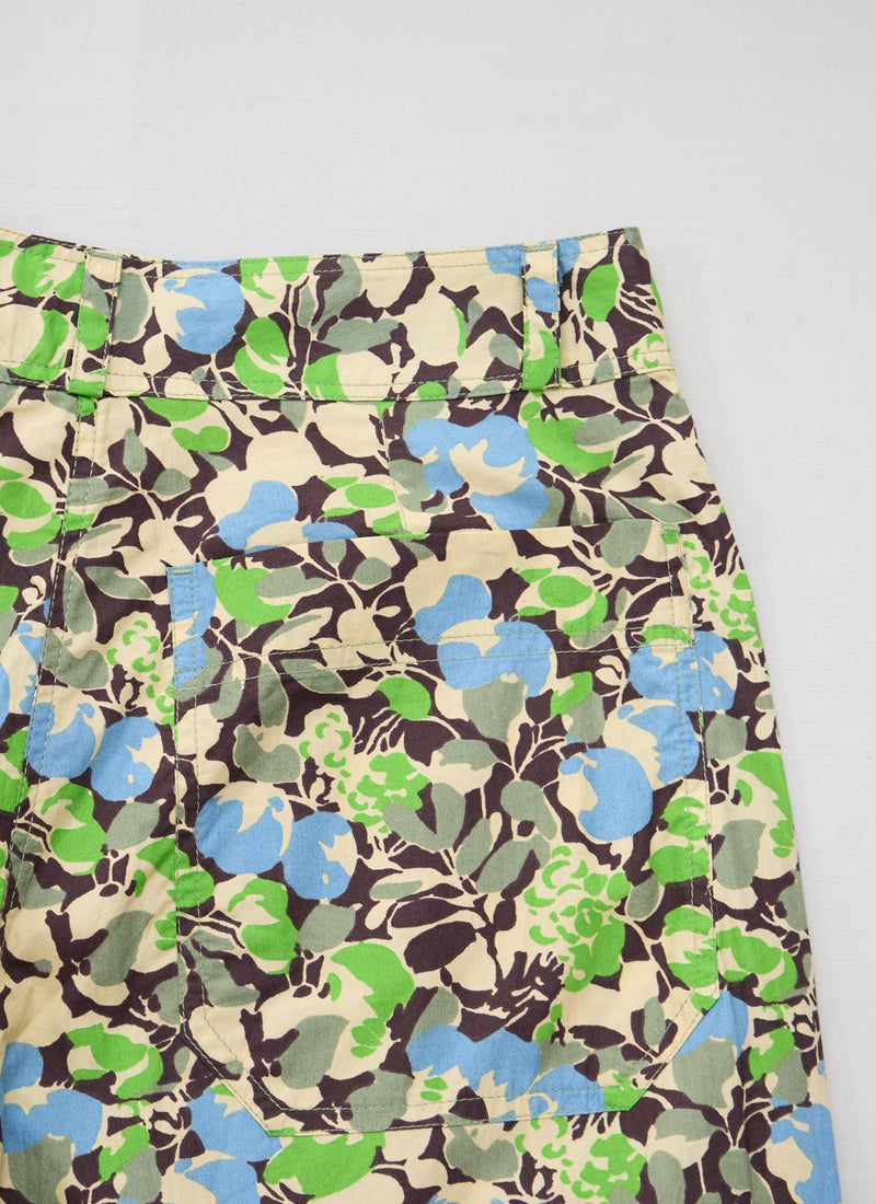 Reworn Hedgerow Print Trousers Size 14 (1267) | Multi