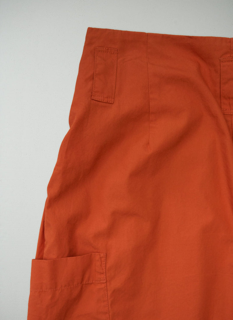 Reworn Cotton Fishermans Trousers Size 8 (1406) | Mango
