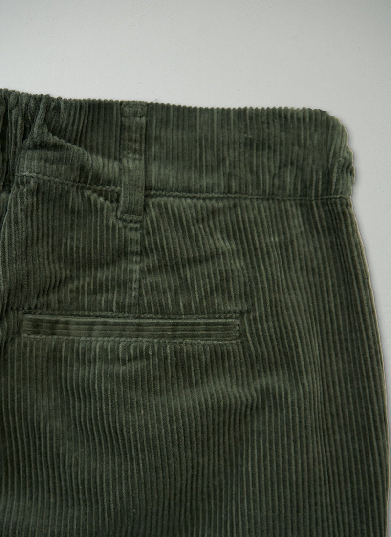 Reworn Cord Pull On Trousers Size 12 (1395) | Seaweed