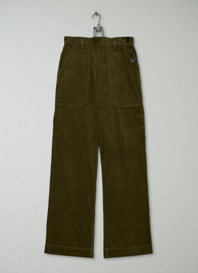 Reworn Organic Cord Trousers Size 10 (874) | Barley