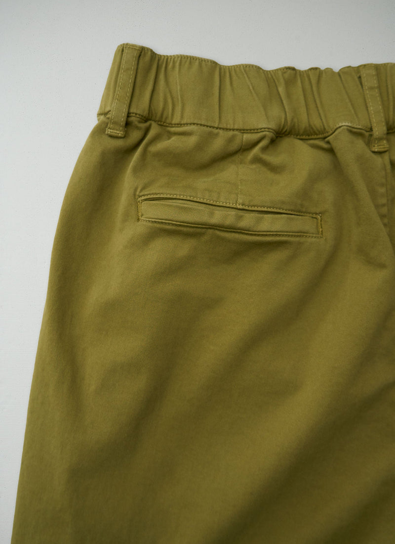 Reworn Pull On Trousers Size 16 (1389) | Olive