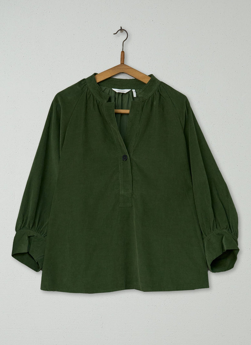Reworn Needlecord Shirt Size 8 (649) | Black Forest