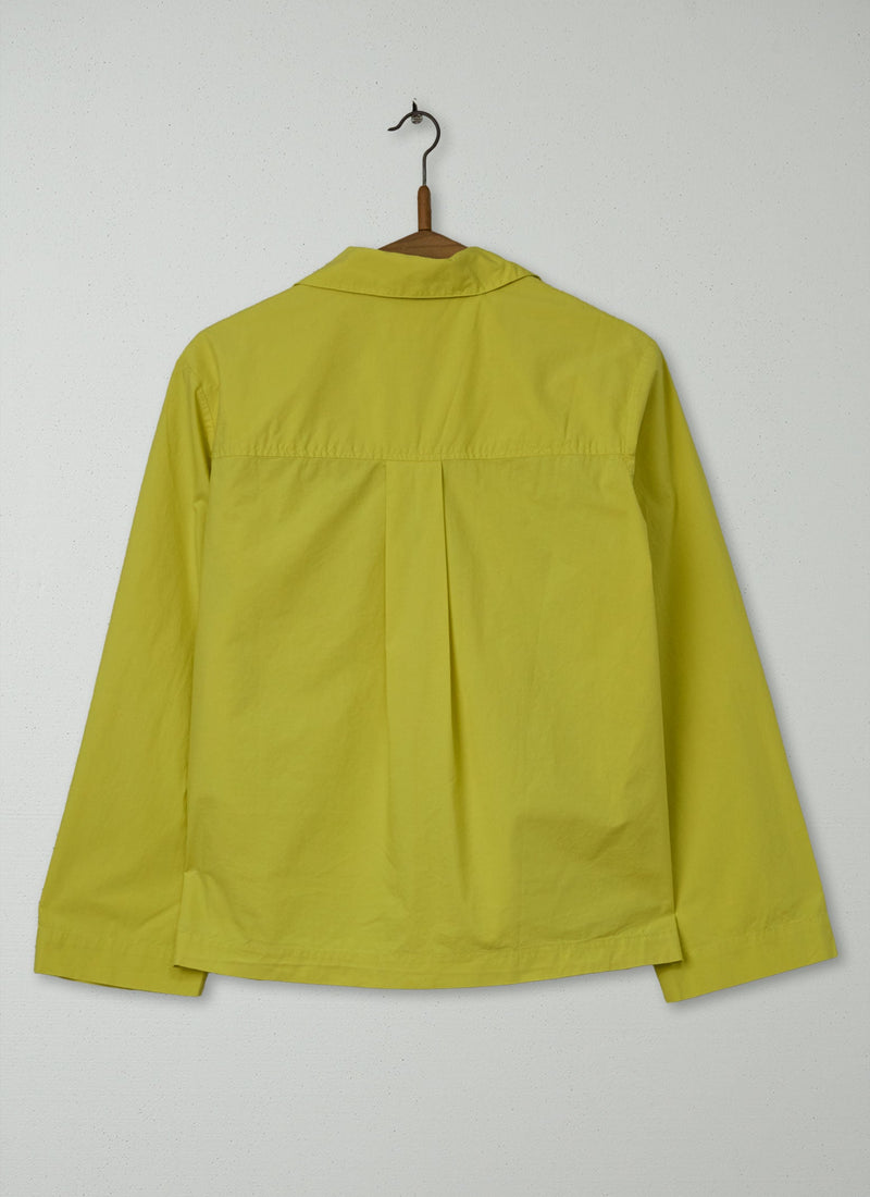 Reworn Poplin PJ Shirt Size 12 (931) | Celery