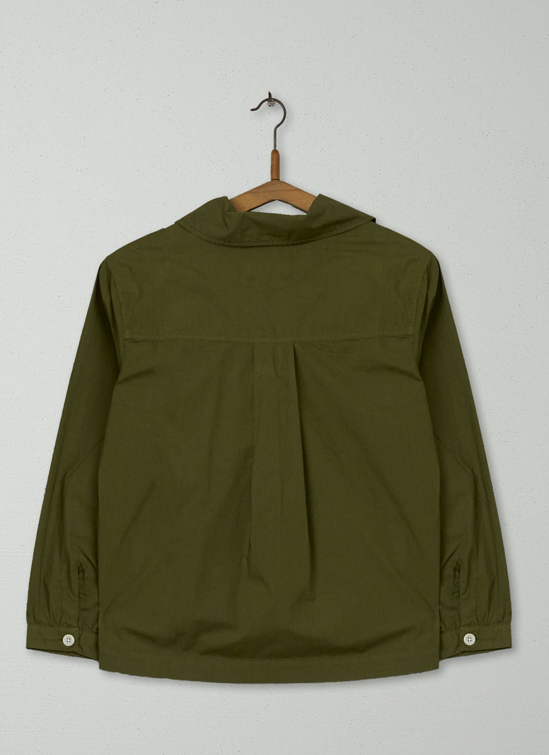 Reworn Patch Pocket Poplin Shirt Size 6 (658) | Montella